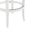 Alaterre Furniture Hanover Swivel Bar Height Bar Stool, White and Gray, 2PK ANHN02PDCR2 - alternate 7